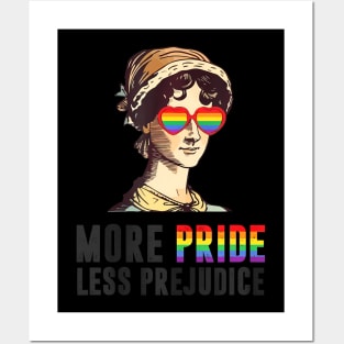 More Pride Less Prejudice Lgbt Gay Proud Ally Pride Month Posters and Art